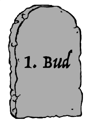 Første bud for bruk av bilder presentert som en steintavle med påskriften "1. Bud". 